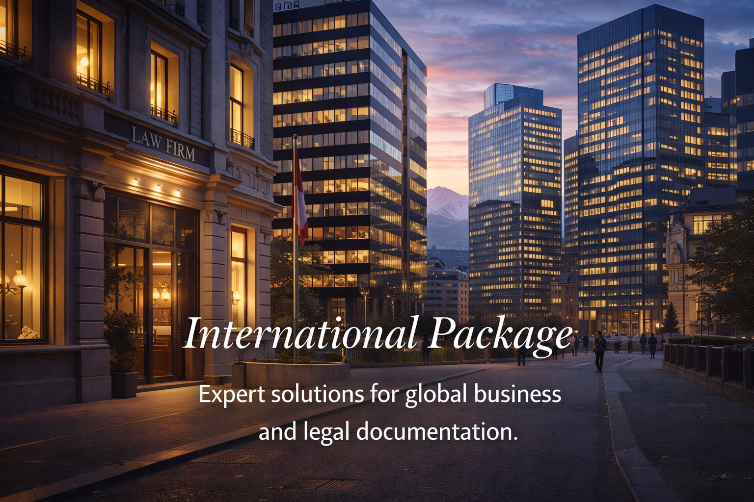 International Package professional legal and business translation services